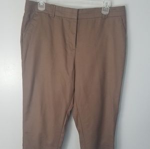 Brown knee-high shorts